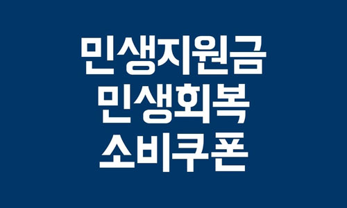 민생회복 소비쿠폰